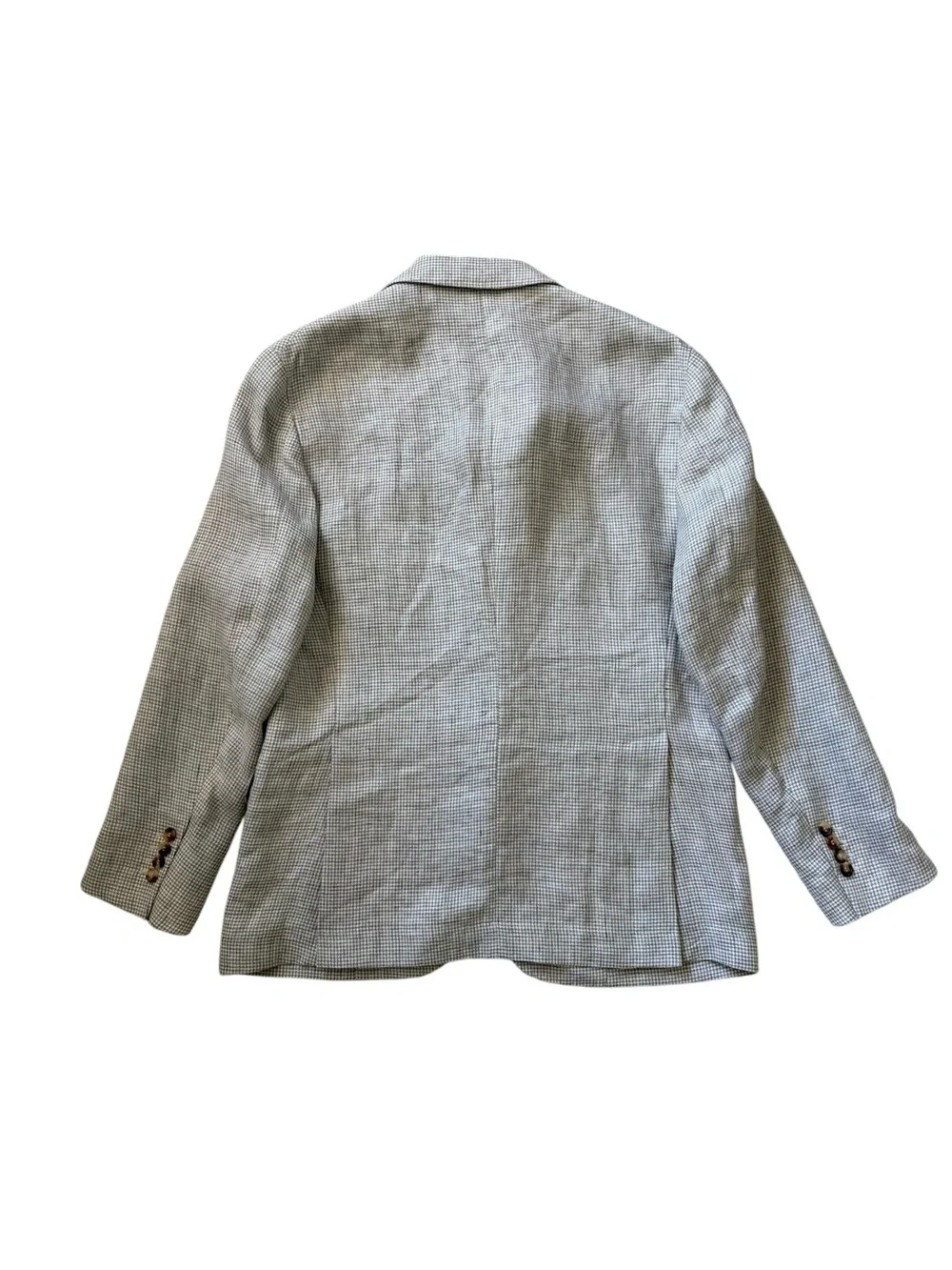 NWT Brunello Cucinelli Linen Delave PDP Cavallo Blazer Jacket 52 IT/42 US Gray